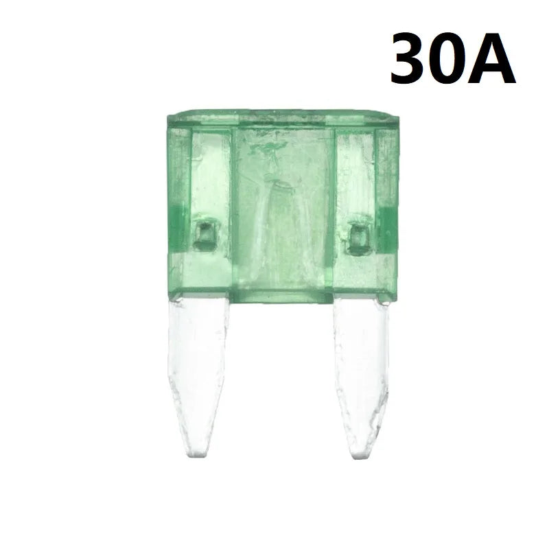 20 Pcs 5A 7.5A 10A 15A 20A 25A 30A Amp Mini Fuses for Car Truck Automotive Fuse Accessories Blade
