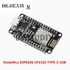 1-10PCS Wireless Module CP2102 NodeMcu V3 V2 Lua WIFI Internet of Things Development Board Based ESP8266 ESP-12E Type-c usb