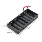 1X 2X 3X 4X AA Power Battery Storage Case Holder Socket DIY UM3 1.5V Dual AA LR6 Container Wt Lead Cables Switch Cover Optional