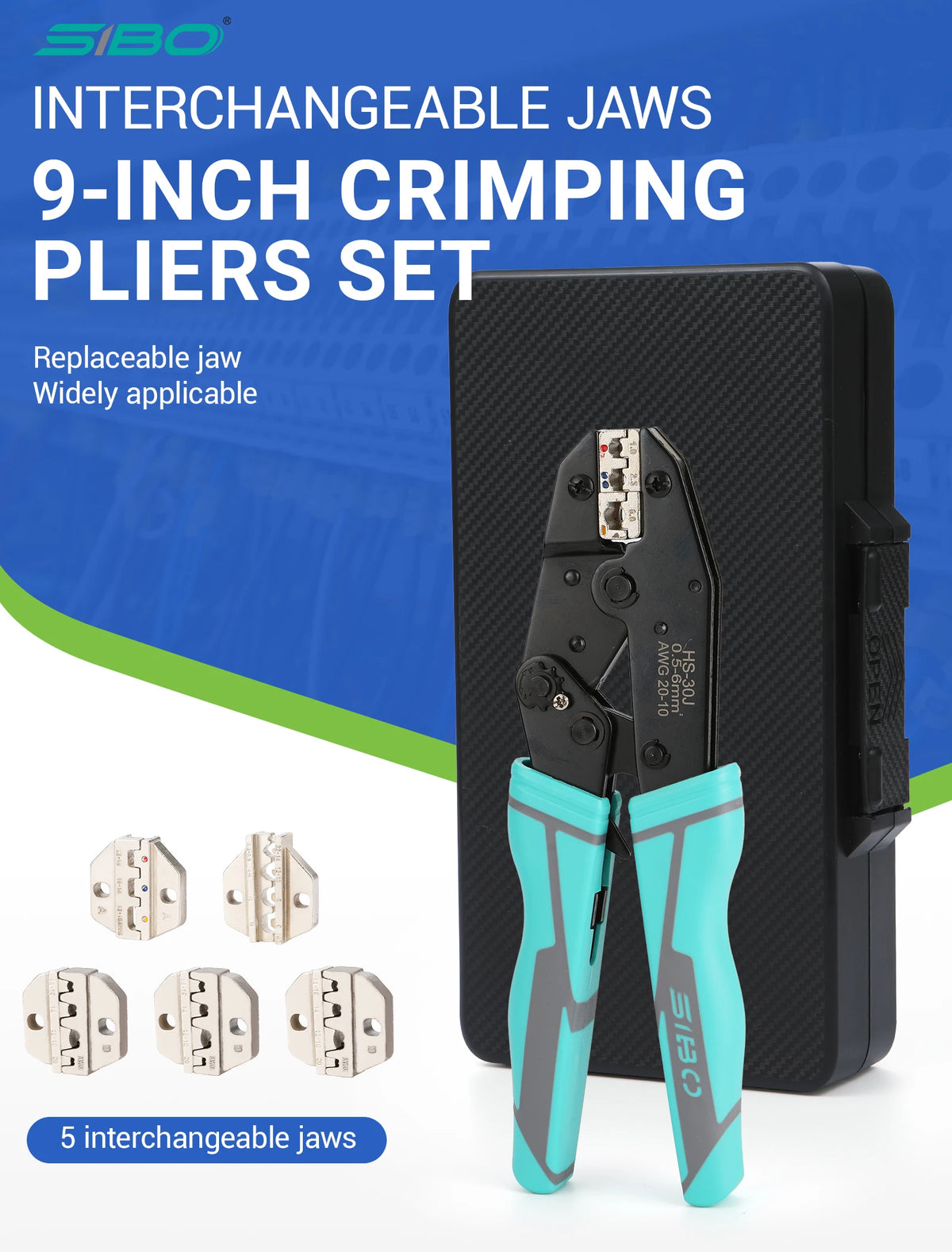 Crimping Tool Set Electrician Ratchet Wire Crimper For Crimp Terminals Dupont JST Non Insulated Open Barrel Ferrule MC4 Solar
