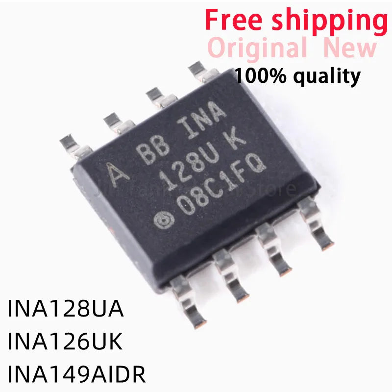 (5piece) 100% New INA149AIDR INA149AID INA149A 149A INA128UA INA128 INA128U INA126UK INA126U INA126 126UK 126U K sop8
