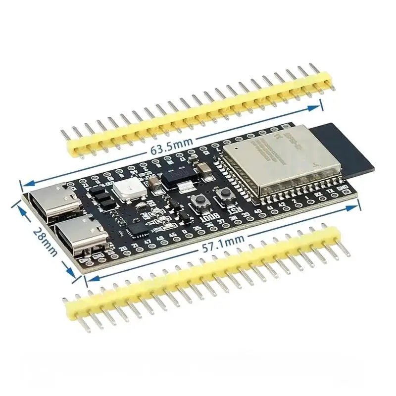 ESP32 S3 Dual Core Development Board 2.4G WiFi Bluetooth Support for Electronics Hobbyists DIY Innovation Projects