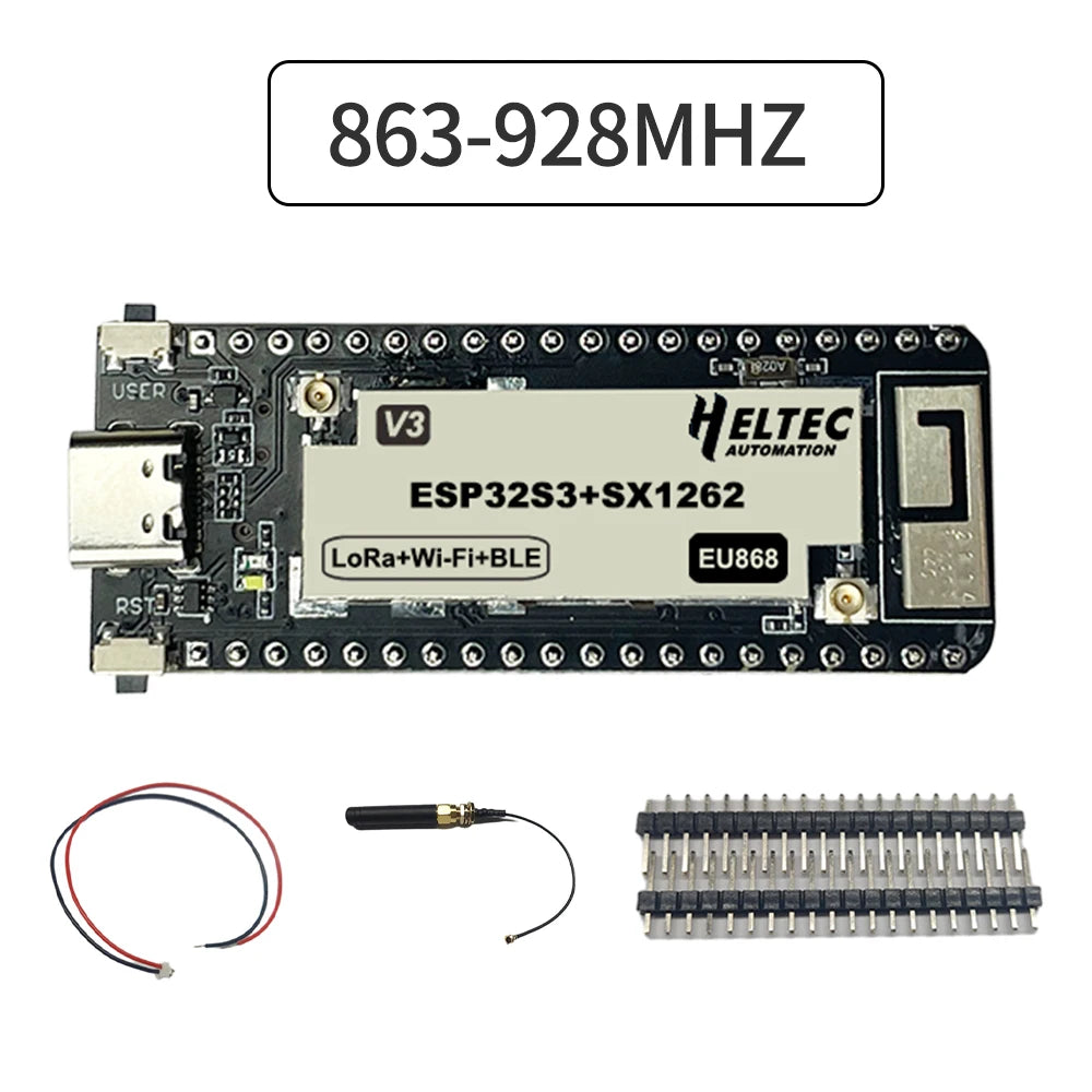 New 433-510MHZ/ 863-928MHZ Wireless stick lite ESP32+LoRa V3 development board compatible with ESP32-S3 node Type - C