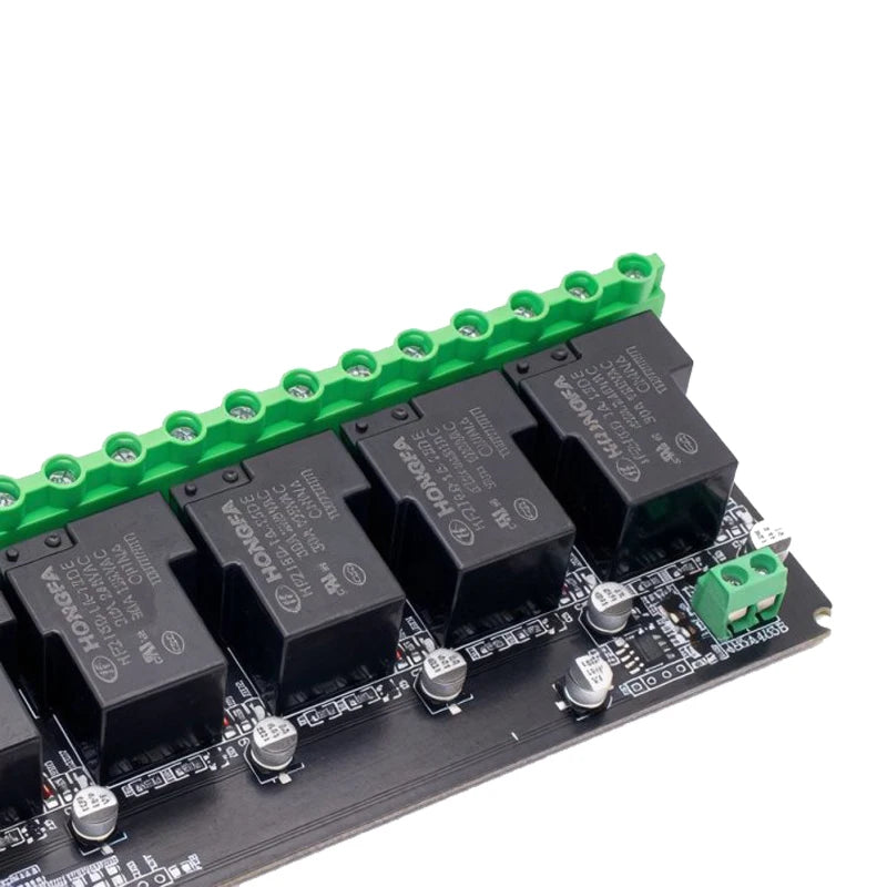Modbus RTU RS485 TTL Relay Control Module Optional 3/4/6/8 Channel High Power Output Industrial PLC