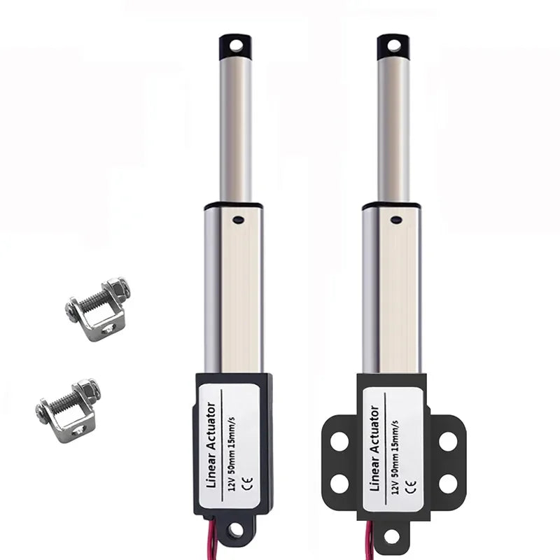 10MM-150MM  Mirco Electric Linear Actuator  DC motor  12V/24V 20-150N Reciprocating Motor Remote Automation