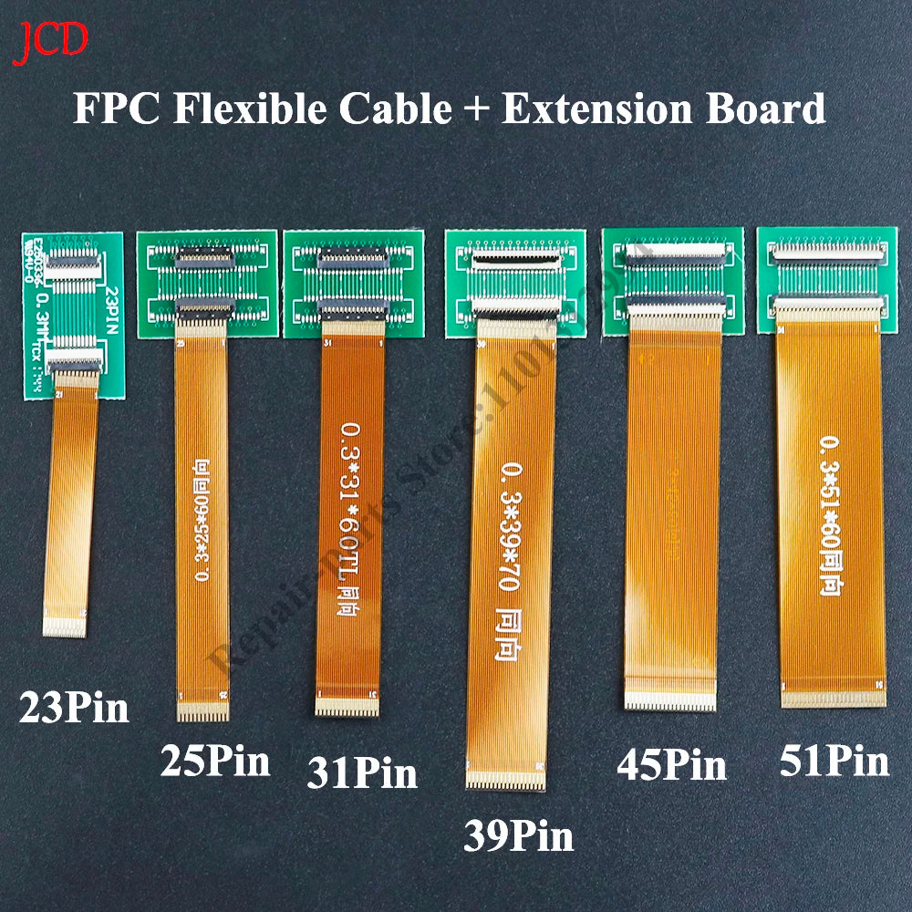 1Set 23p 25p 31P 39P 45pin 0.3mm Spacing FPC Flexible Cable Butt Joint LVDS MIPI Liquid Crystal Extension Adapter Board
