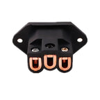 3 Pin AC Power Plug Connector IEC Inlet Socket Consumer Electronics DIY HIFI Amplifier Electrical Audio Interface Panel Mount