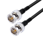 1Pcs HD SDI BNC to BNC Male Connector 75Ohm HMini RG59 RF Cable 75-2.5 1855A Pigtail for HD-SDI/3G-SDI/4K Video Camera CCTV