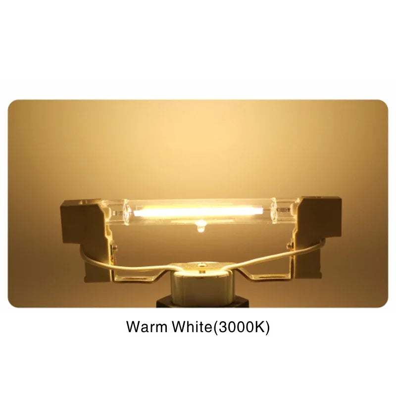 5/10Pcs Bright LED R7s COB Glass Tube AC 110V 220V 5W 10W 20W 78mm 118mm Corn Light Bulb J78 J118 Home Replace Halogen Lamp