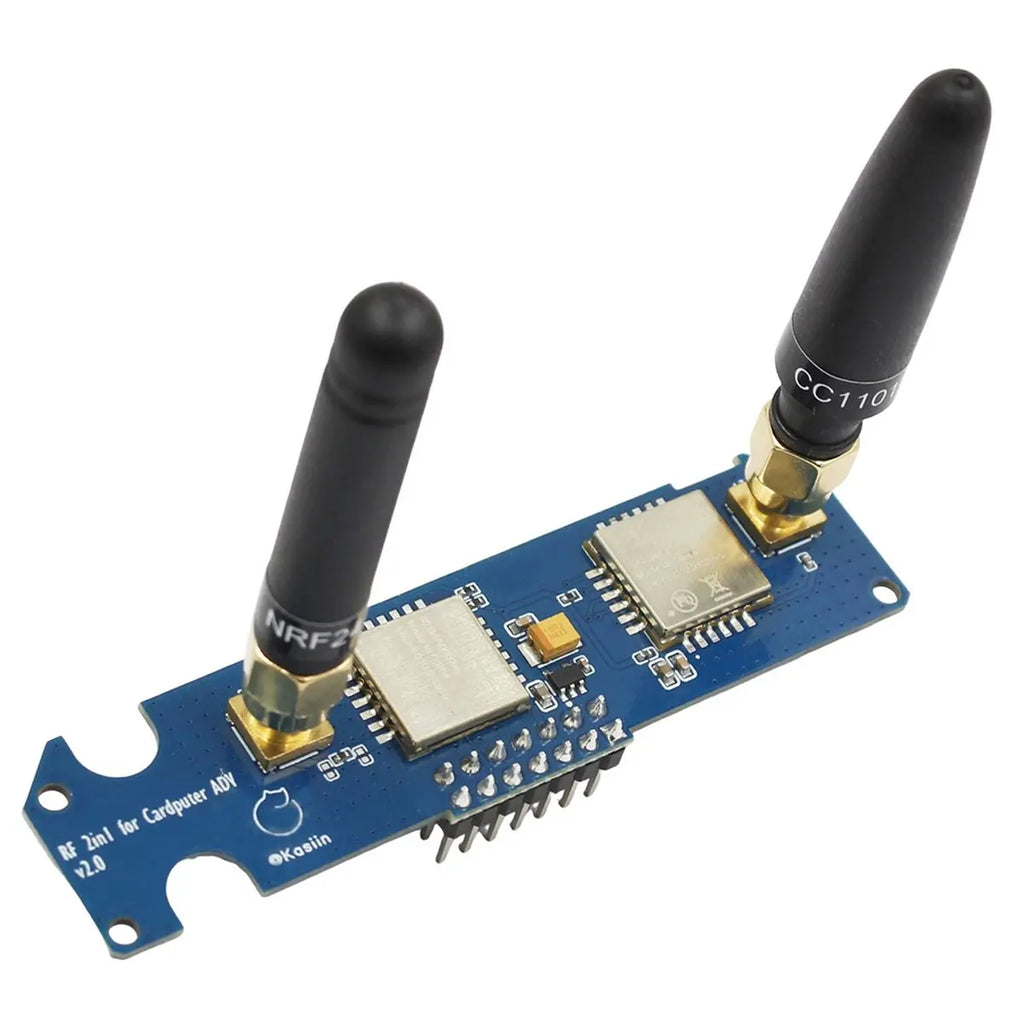 (DT80) For M5Stack Cardputer ADV RF Module 2-in-1, NRF24 & CC1101 Dual-Band Board, Enhanced Antenna Stable 2.4G/433M Signal