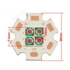 10W High Power LED Chip IR Infrared 660nm 680/730/760/810/850nm 12W 3535 Bead 2V 4V 8V 700/1400/2800mA For Night Vision Security
