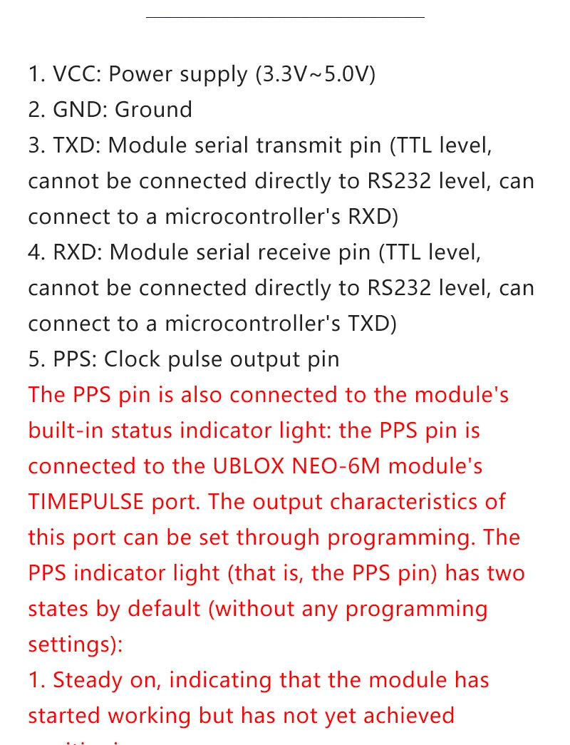 DC 3.3V-5V  GY-NEO-6M/7M/M8N GPS Positioning Module Wide Voltage 9600 Baud Rate Low Power High Tracking Sensitivity For Arduino