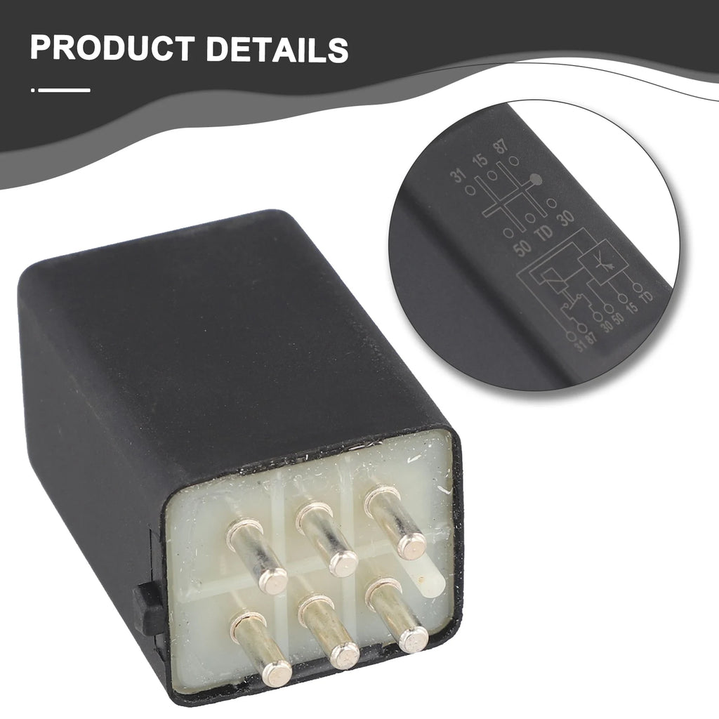 Fuel Pump Relay Compatible with For Mercedes For Benz W123 Models 280E 280CE 280SE OEM 0015450705 Essential Auto Parts