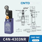 CNTD C4N‑NR Series vertical safety Micro Limit Switch IP65 Waterproof and dustproof Silver contact Safety Interlock C4N-4304NR