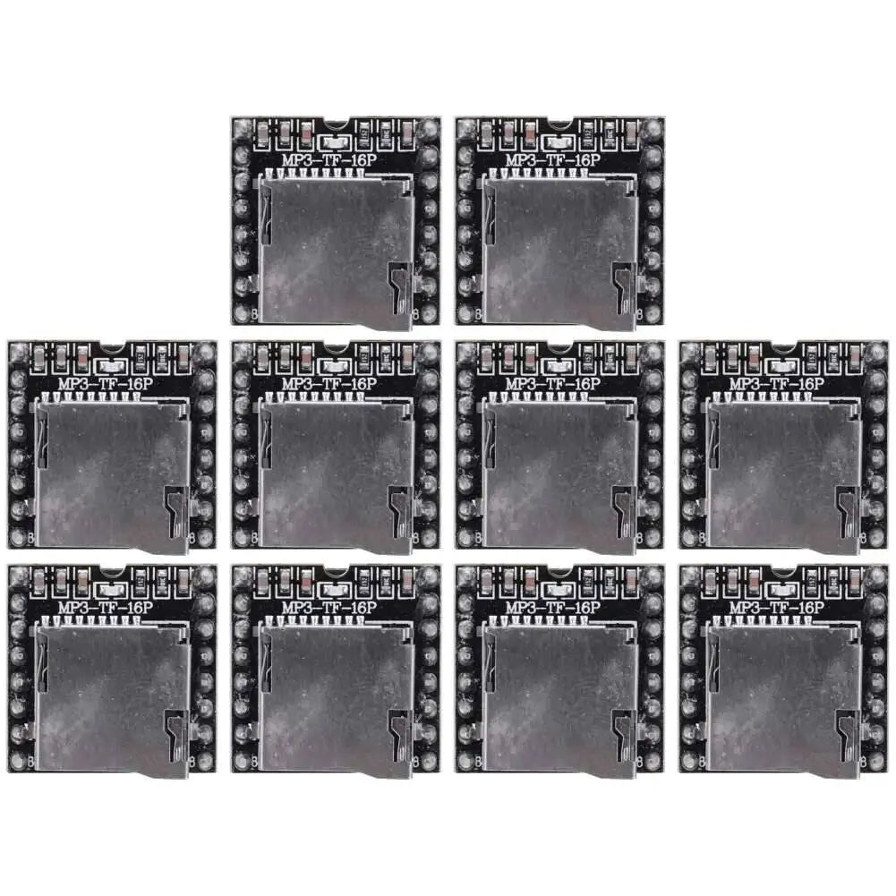 Dfplayer TF Card U Disk Mini MP3 DF Player Audio Voice Module IO/Serial Port/AD MP3-TF-16P For Arduino