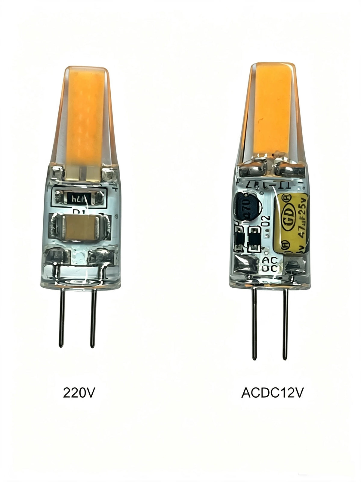 10PCS Dimmable Mini G4 LED COB Lamp  6W Bulb AC DC 12V 220V Candle Lights Replace 30W 40W Halogen for Chandelier Spotlight