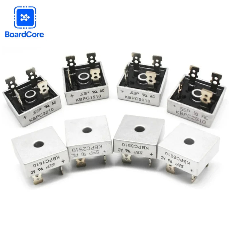 2/5/10PCS/Lot Diode bridge rectifiers KBPC2510 KBPC3510 KBPC5010 15A-50A 1000V power rectifier diode electronic components