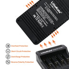 LiitoKala LII-500 Smart Universal LCD Battery Charger for Li-ion Ni Mh AA AAA 10440 14500 16340 17335 17500 18490 17670 18650