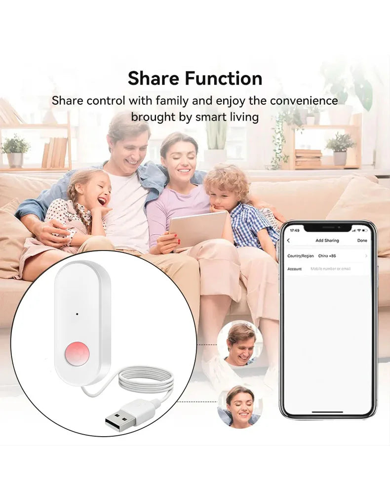 WiFi Human Motion Sensor PIR Infrared Detector Works With Tuya Smart Life APP Home Security Anti-theft Devices Support Alexa