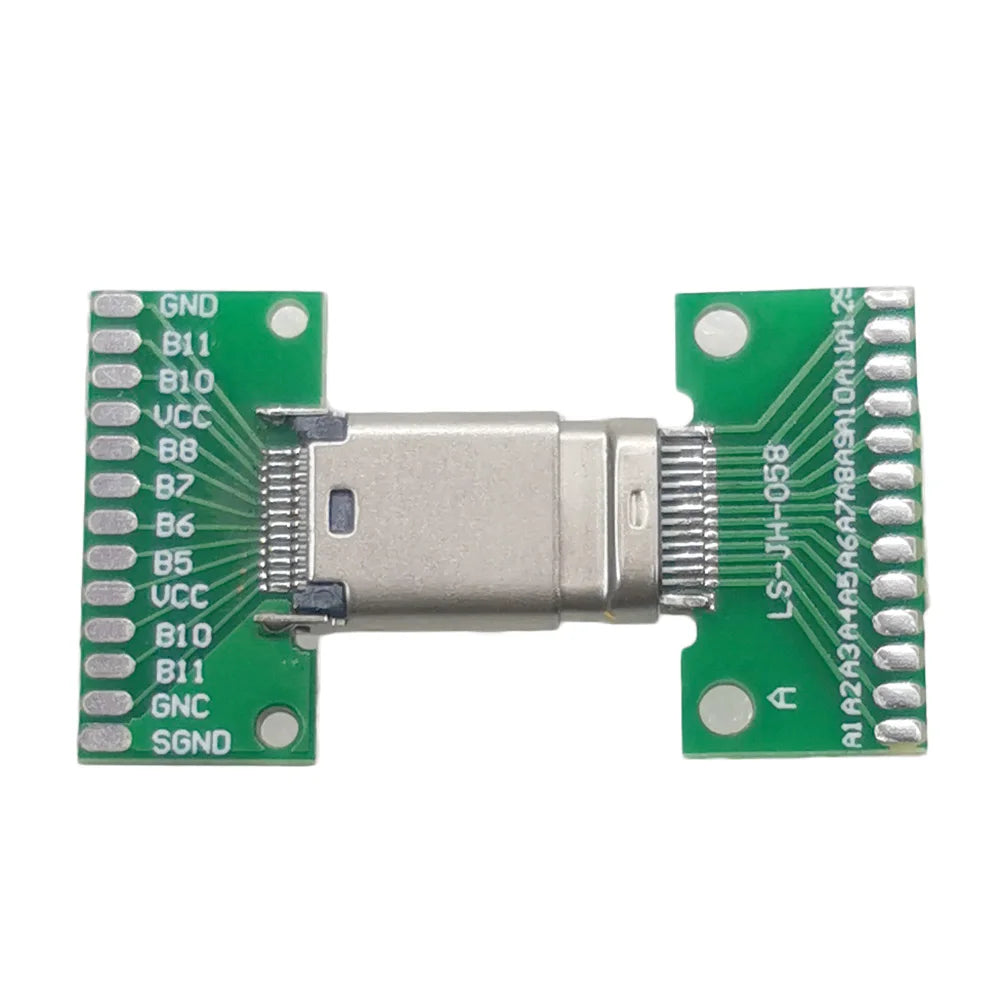 USB 3.1 Type-C Connector Male Female Type C Test PCB Board Universal Board with USB3.1 Port Test Board Socket
