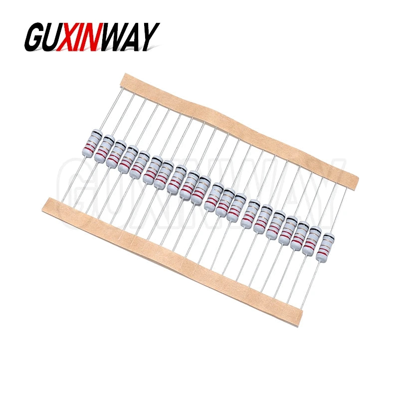 20pcs 1W 5% Wire Wound Resistor Fuse Winding Resistance 0.1R 0.33R 1R 2.2R 3R 4.7R 5.1R 6.8R 10R 22R 68R 100R 200R 510R 0.1 Ohm