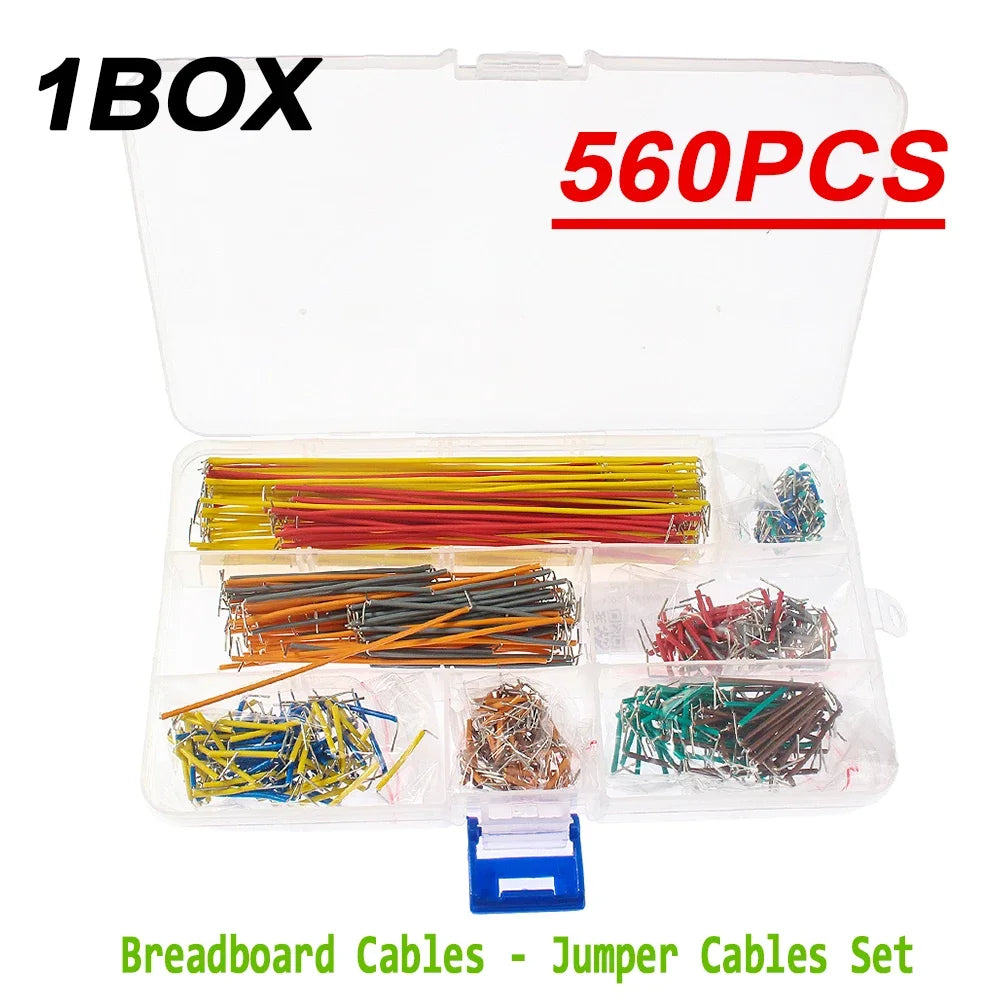 New 120/350/560/840PCS Breadboard Jumper Wire Kit 14 Lengths Assorted for Breadboard DIY Kits 26AWG 7.8cm Jumper