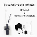 For Bambu Lab X1 Series Hotend Upgrade 2.0 Version Bambulab Bi Metal Fit Bamboo Bambu labs X1 X1C Hot End X1C Thermistor