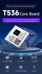 T536 Core Board Multi-core Heterogeneous Quad-core A55 CDSENET ECK33 ARM NPU RISC-VLGA Single-board Computer Industrial Grade