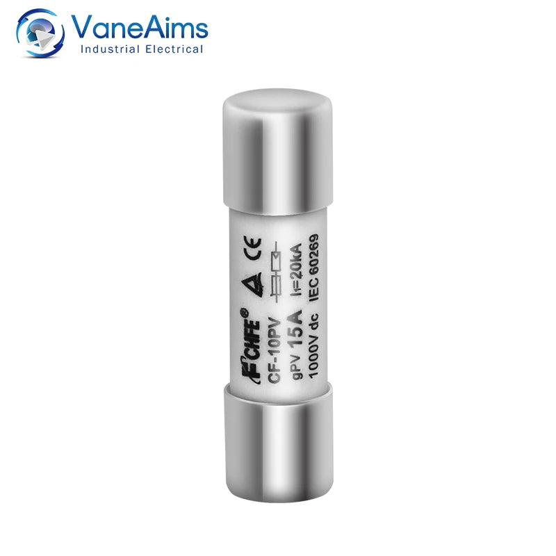 1pcs Solar DC1000V Ceramic PV Fuse 10x38mm 1A 2A 3A 10A 15A 20A 25A 30A High Voltage gPV Fuse for Photovoltaic System Protection