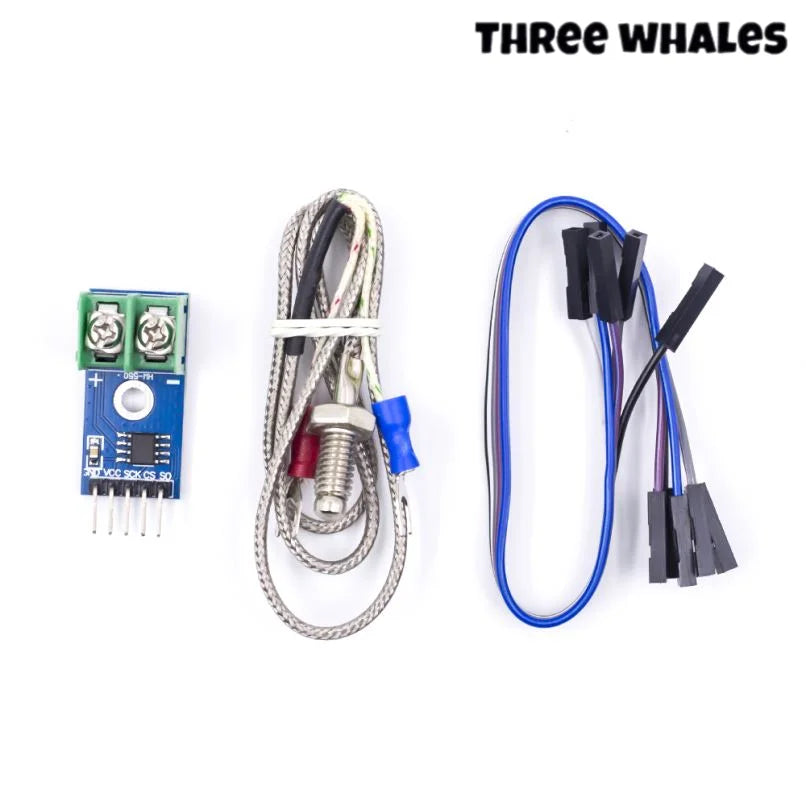 Best Quality MAX6675 K-type Thermocouple with Cable Temperature Sensor 0-800 Degrees Module Mega 2560