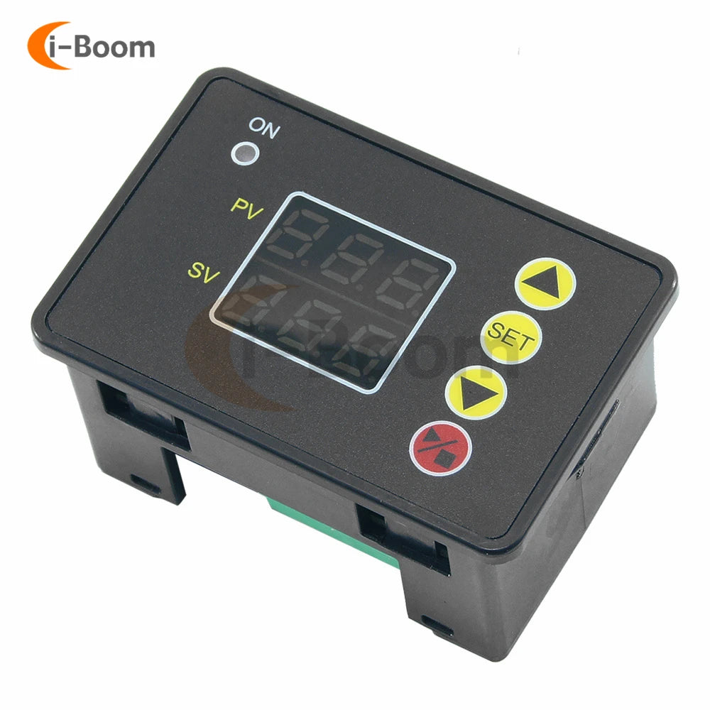 T2310 Microcomputer Intelligent Time Delay Relay DC 12V 24V AC 110V 220V Dual LED Display Programmable Timing Relay Controller