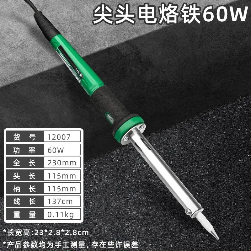 Tuosen 30/40/60/80/100/150W high-power soldering iron with pointed flat head soldering iron 200-240V