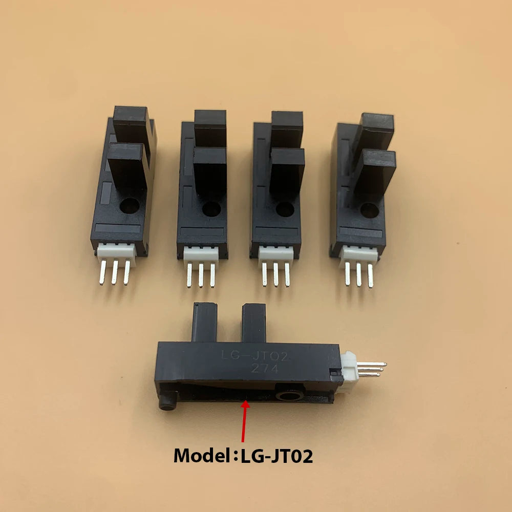 4PCS LG-JT02 Home Position Sensor Limited F Shape Switch for Eco Solvent UV Flatbed Printer Allwin Dika Xuli Thunderjet Human
