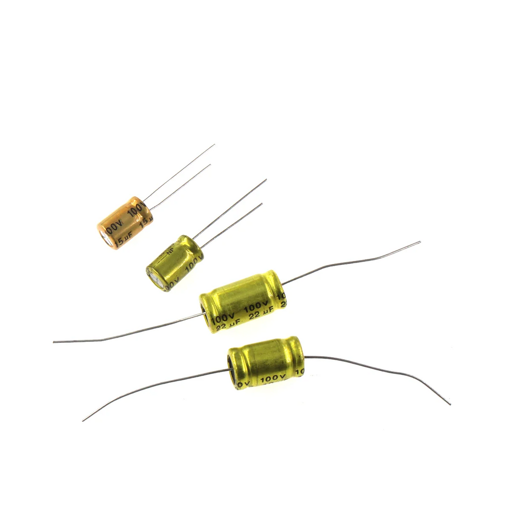 10/50PCS electrodeless electrolytic capacitor 100V 1UF 2UF 3.3UF 4.7UF 10UF 22UF 33UF 47UF 100UF  NP vertical horizontal