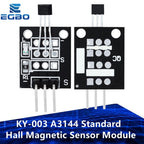 1PCS~20PCS EGBO KY-003 A3144 Standard Hall Magnetic Sensor Module Works  Boards