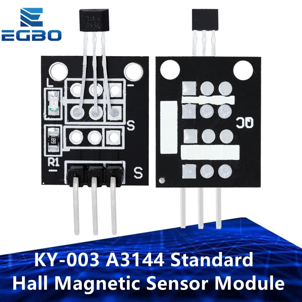 1PCS~20PCS EGBO KY-003 A3144 Standard Hall Magnetic Sensor Module Works  Boards