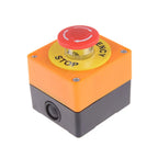 Red Sign Emergency Stop Mushroom Push Button Switch NO+NC AC660V/10A