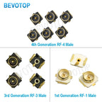 10PCS/LOT 4th Generation IPX-1/MHF4 Male Plug Antenna Base U.FL SMT PCB RF Coaxial WiFi Connector Antenna Board Terminal