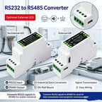 RS232 to RS485 Converter 1 Set Isolated Static Protection Industrial Adapter for Industrial Automation Communication