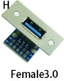 1pc MICRO MINI 5P 4P 9P 10P  type-c USB To Dip Female B-type Square Interface Printer Mike PCB Converter Adapter Breakout Board