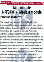 1PC 2.4G NRF24L01+ Upgraded Wireless Module: DIY for Arduino-Compatible Communication Kit (2Mbit/s Data Transmission)