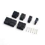 10sets Micro-Fit 3.0 Connector Receptacle Housing 2 4 6 8 10 12 14 16 18 24 Pin 3.0mm Male Housing + Crimp Terminal Molex 43025
