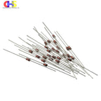 (50-250PCS) 1W Zener Diode Voltage Regulator DO-41 4V7 5V1 6V8 7V5 8V2 10V 12V 15V 18V 24V 27V 30V 33V 47V 51V 56V 62V 68V 75V