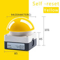 1/5/10 Pcs Large Mushroom Head Button Switch IP67 Watproof FAK - R/KC11/I 1NO+1NC Emergency Stop Self Reset Handle Foot Push