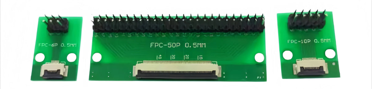 FFC/FPC Adapter Board 0.5/1.0mm To Straight/bent 2.54 Pin Header  4/6/12/24/40-80P Flex Cable Adapter