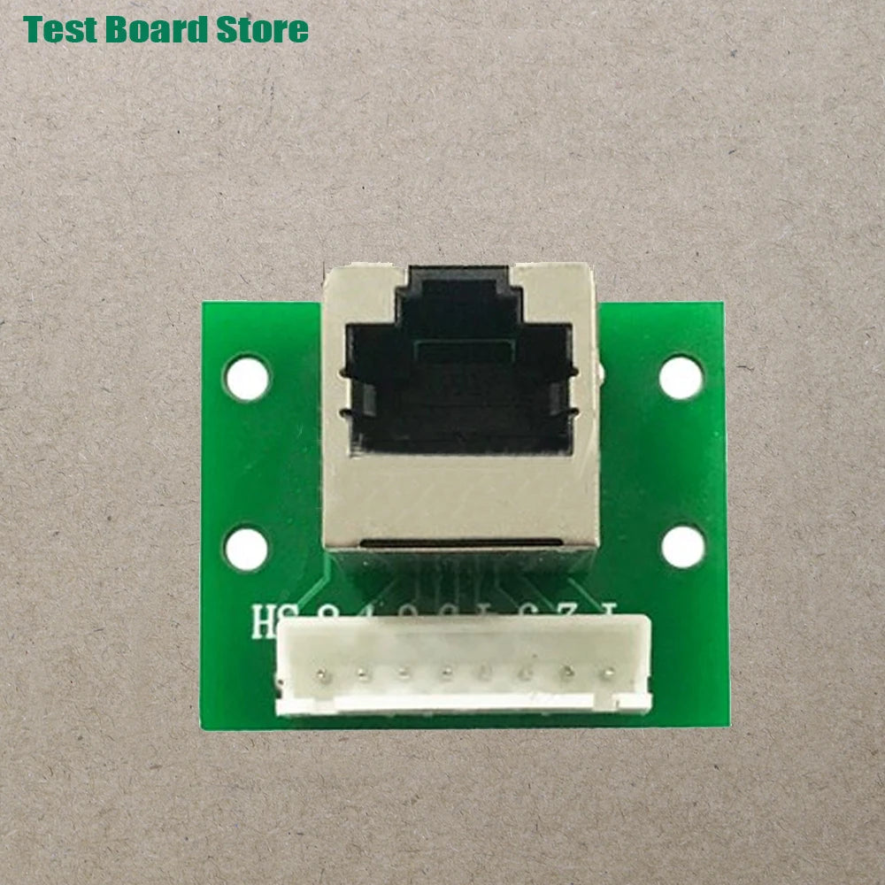 1Pce RJ45 Ethernet Port 8P Vertical Horizontal Test Board Bent Pin Straight Pin Network Port Adapter Circuit Board Connector