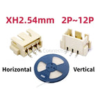 50pcs SH1.0mm/MX1.25mm/ZH1.5mm/PH2.0mm/XH2.54mm horizontal and vertical SMT SMT 2/3/4/5/6/7/8/9/10/11/12Pin