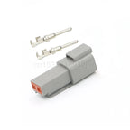 1Set DT Waterproof Automotive Connector Plug Kit DT06-2S/DT04-2P 3P 4P 6P 8P 12P Male Female Plug Socket For Automobile 22-16AWG