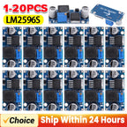 20-1PC LM2596 DC-DC Step-down Power Supply Module 3A 3.2-46V Adjustable Step-down Module LM2596 Voltage Regulator Buck Converter