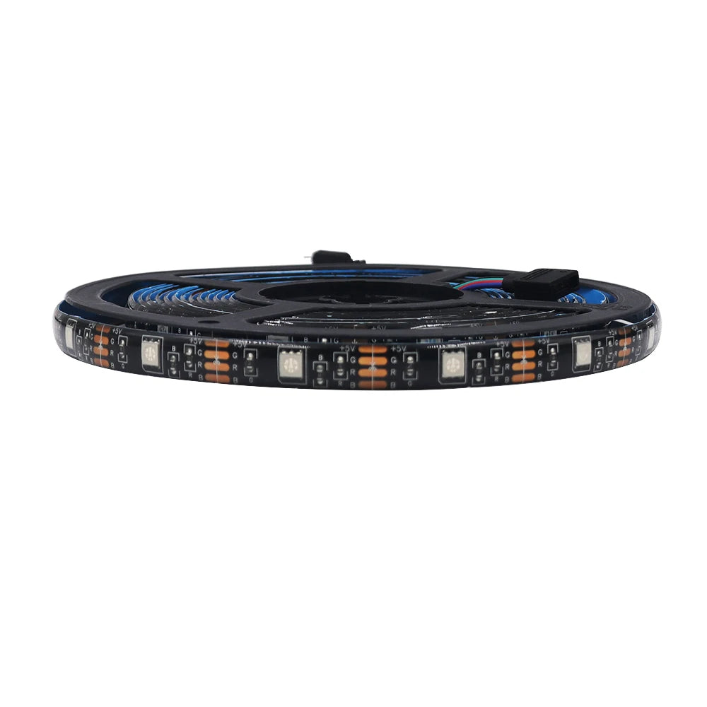 3AA Battery Powered LED Strip Lights 5050 RGB 1M 2M 3M 4M 5M Adhesive Tape Ribbon Lights Bluetooth TV Backlight Background Light